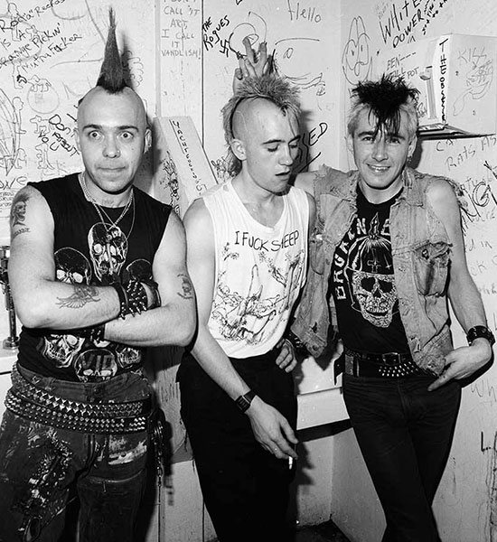 Шотландская панк-рок группа The Exploited