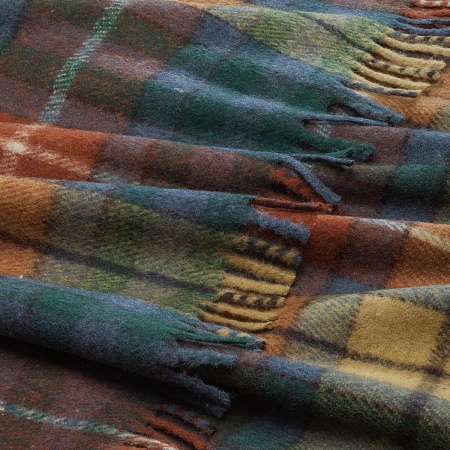 картинка Highland Wool Blend Tartan Knee Blanket BUCHANAN ANCIENT от магазина  Mykilt