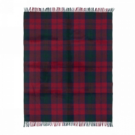 картинка Highland Wool Blend Tartan Blanket LINDSAY от магазина  Mykilt