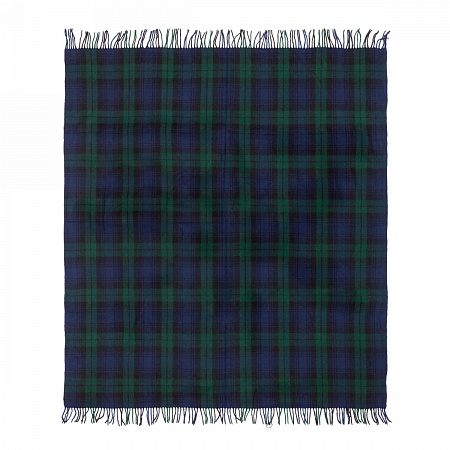 картинка Highland Wool Blend Tartan Blanket BLACK WATCH от магазина  Mykilt
