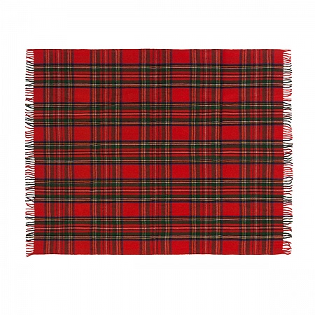 картинка Highland Wool Blend Tartan Knee Blanket STEWART ROYAL от магазина  Mykilt