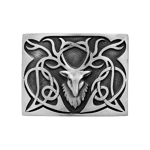 2Картинка Бляшка GM Belt Pewter Stag