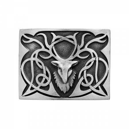 картинка Бляшка GM Belt Pewter Stag от магазина  Mykilt