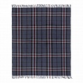 картинка Highland Wool Blend Tartan Blanket THOMSON NAVY от магазина  Mykilt