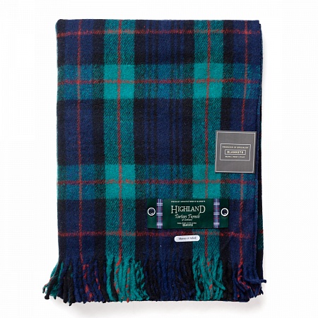 картинка Highland Wool Blend Tartan Blanket MURRAY OF ATHOLL от магазина  Mykilt